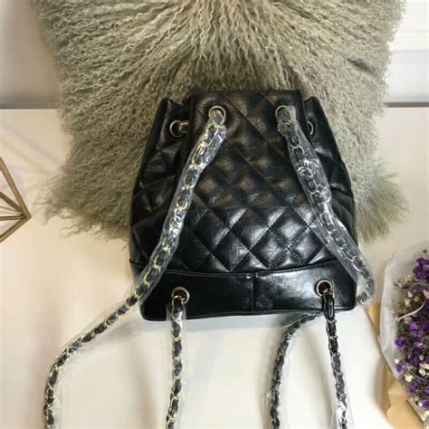 used chanel gabrielle backpack